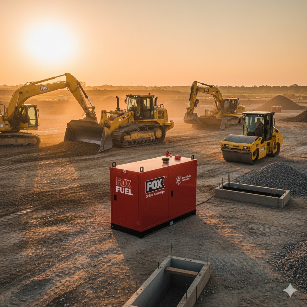 Fox Fuel tanker on delivery route